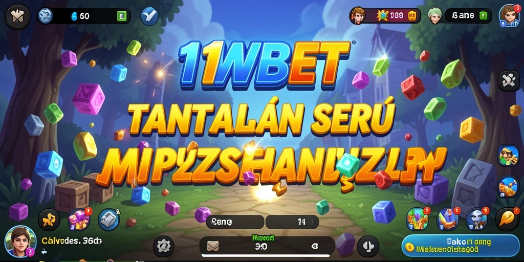 Tampilan gameplay Puzzle yang menarik di 11WBET.