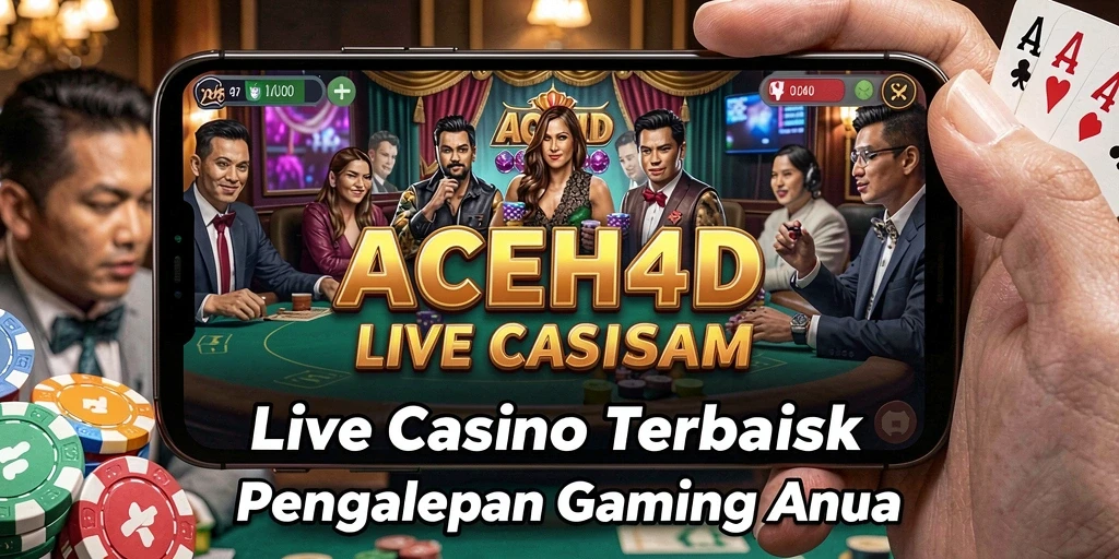 Gameplay Live Casino yang seru dan interaktif di ACEH4D.