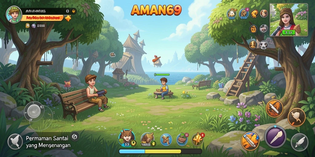 Screenshot gameplay AMAN69 dengan aksi seru dan menarik.