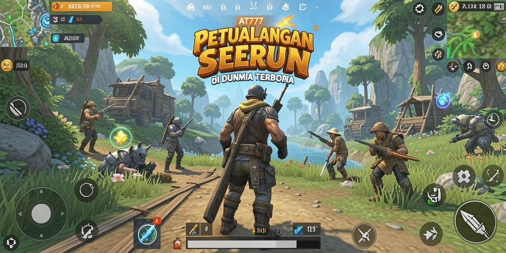 Screenshot AT777 menunjukkan gameplay Open World yang seru.