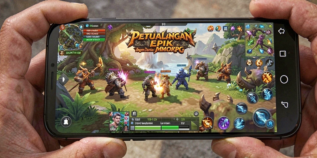 Tampilan gameplay epik dan dunia terbuka BAGINTA168.