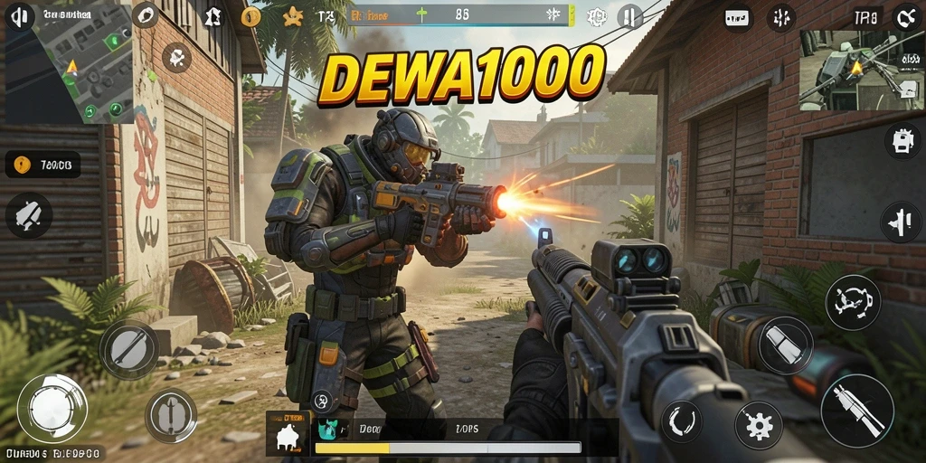 Gameplay seru DEWA1000 dalam genre TPS yang mendebarkan.