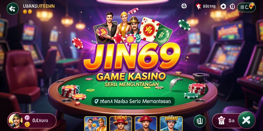 Screenshot JIN69 menunjukkan tampilan gameplay Kasino yang memikat.