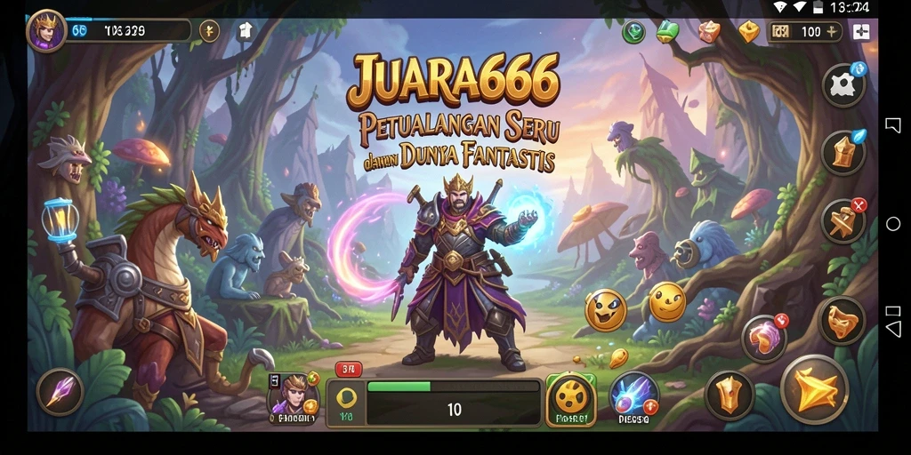 Screenshot gameplay JUARA666 menunjukkan petualangan yang mendebarkan.