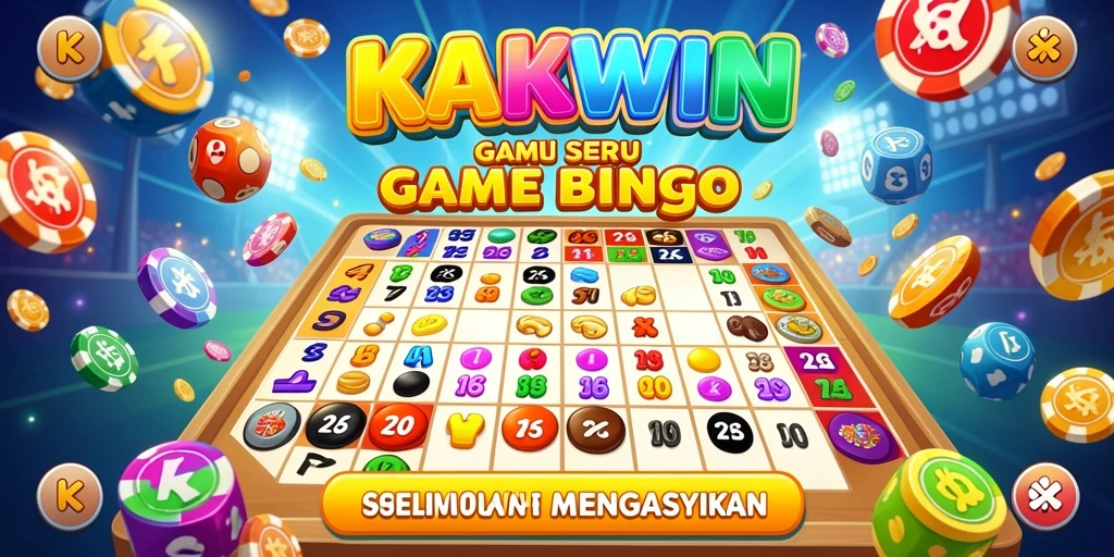 Tampilan gameplay seru KAKWIN dalam permainan Bingo.