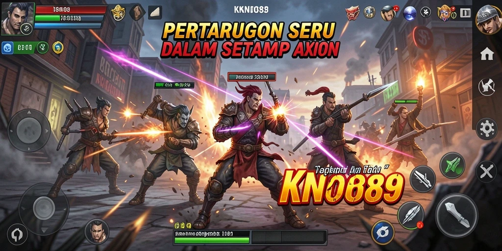 Tampilan gameplay KNO89 yang penuh aksi dan seru.