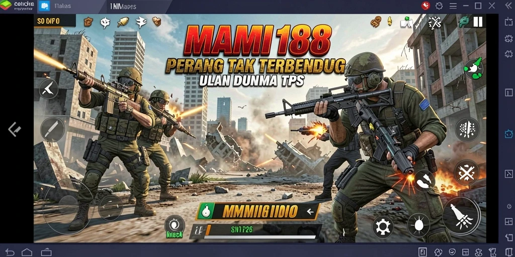 Tangkapan layar MAMI188 menampilkan aksi pertempuran TPS yang mendebarkan.