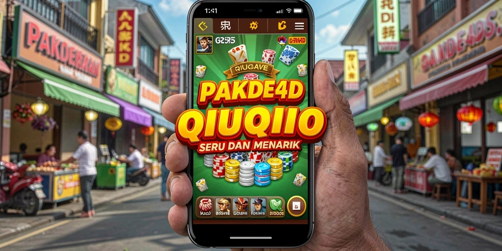 Tampilan gameplay seru dalam game QiuQiu PAKDE4D.