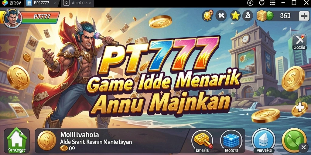 Tampilan gameplay PT777 yang menarik dan santai.