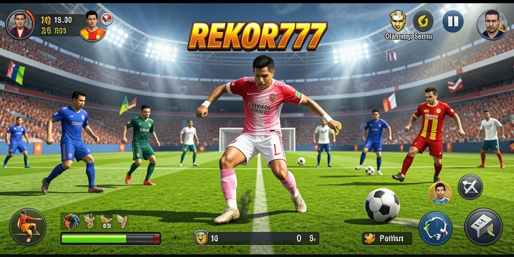Screenshot gameplay seru dari REKOR777 di olahraga yang mendebarkan.
