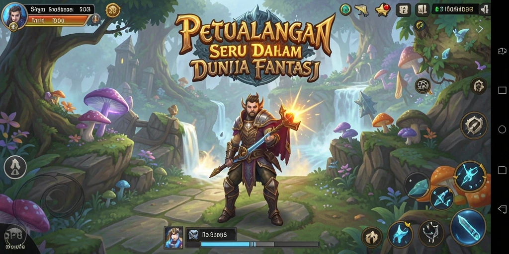 Screenshot RP8 menampilkan karakter utama dalam misi petualangan yang menegangkan.