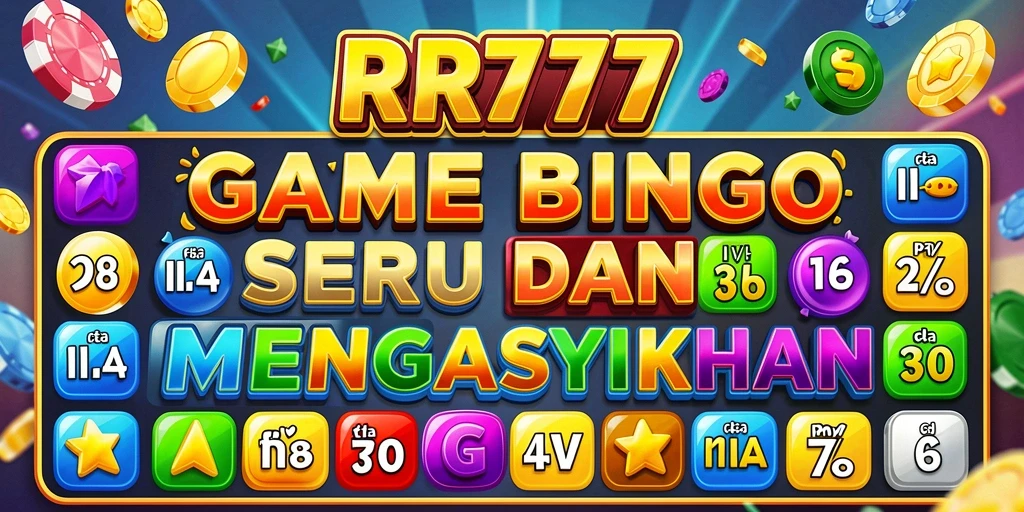 Tampilan menarik gameplay Bingo di RR777.
