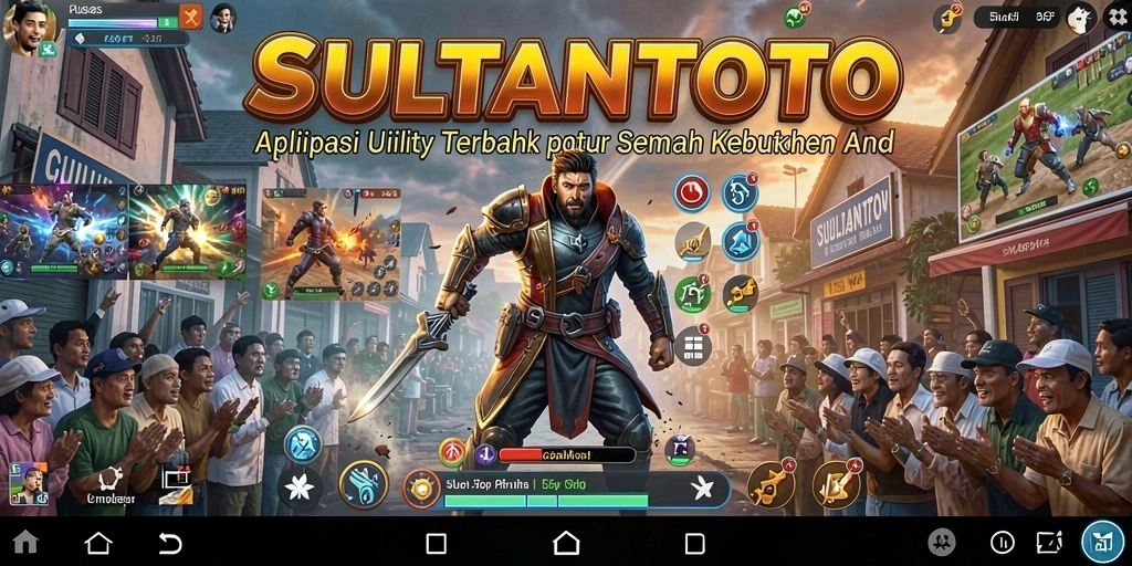 Tampilan antarmuka SULTANTOTO yang bersih dan intuitif.