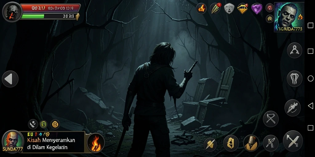 Tangkapan layar menampilkan gameplay <strong>SUNDA777</strong> yang menegangkan dan menyeramkan.